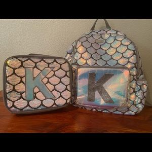 Justice “K” Backpack and Lunchbox